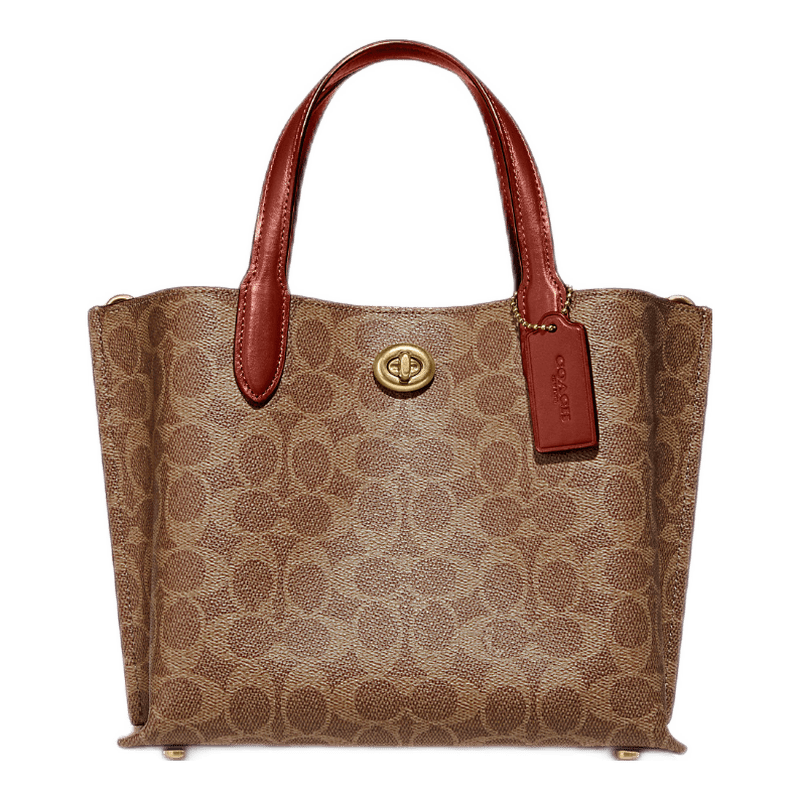 蔻驰(coach)女包 经典标志willow 24号托特包 女士经典款手提包 c8562
