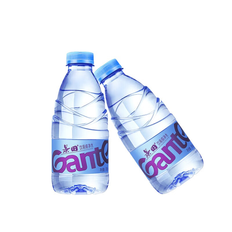 景田纯净水360ml*24瓶整箱装 可团购会议用水小瓶饮用水 360m