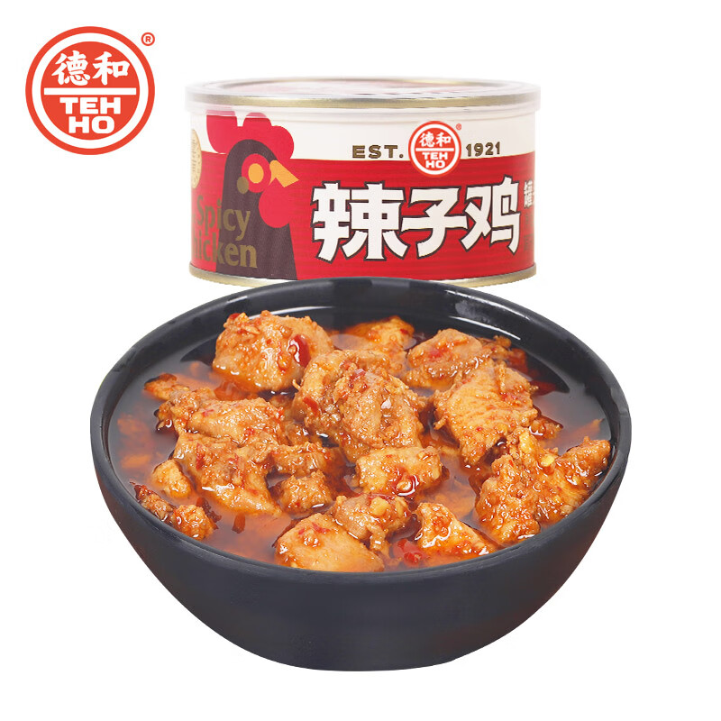 德和(teh ho) 年货辣子鸡罐头方便即食食品下饭熟食鸡肉罐头300g 300g