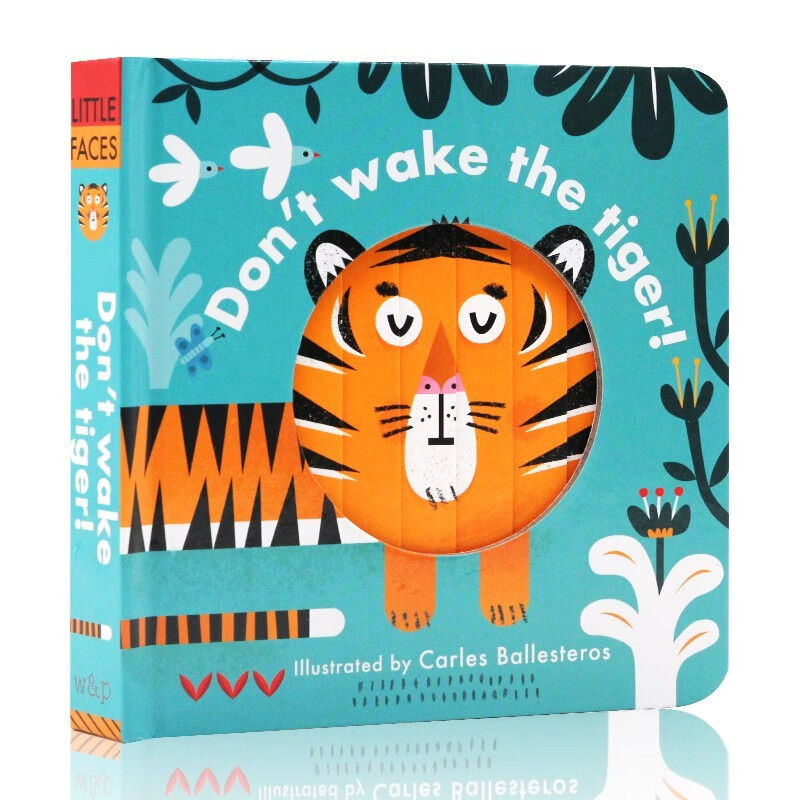 进口英文原版little faces dont wake the tiger 不要叫醒老虎 机关