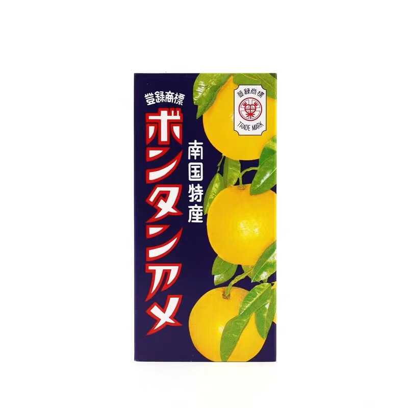 clcey日本特产古早糖糖饼橡皮糖 柚子味1盒10粒