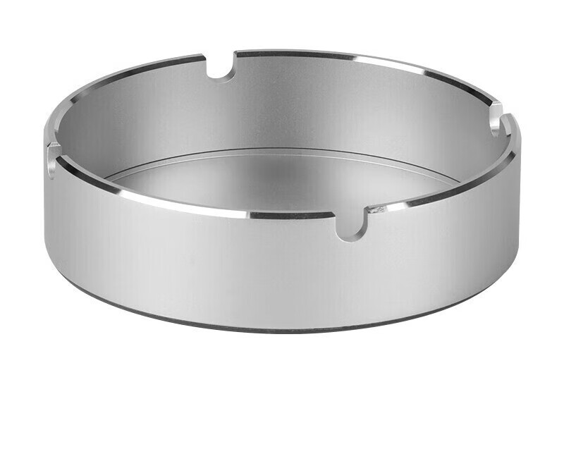 默然诺尔铝合金烟灰缸家用客厅男女风创意个性潮流红金色金属烟缸 太