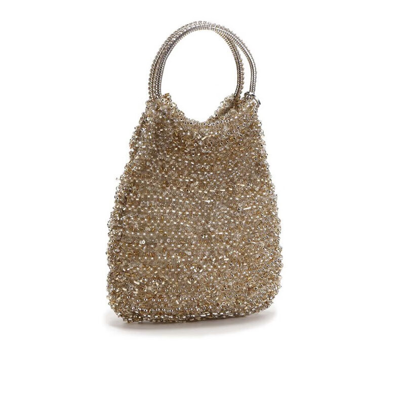 anteprima wirebag安蒂佩玛wire glitter系列手提包 pbs726112 金色