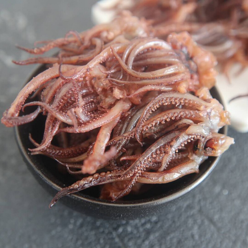 铁板鱿鱼头 焙烤鱿鱼爪 零食小吃 即食八爪鱼鱿鱼须海鲜特产60g 五香