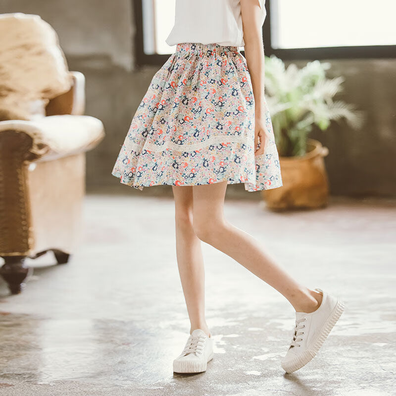 蓓揽耀夏季小孩子穿的女童半身裙女童半身裙夏季碎花短裙夏装新款儿童