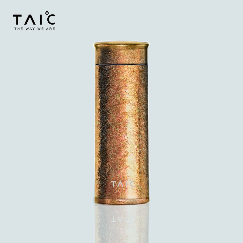 taic钛度纯钛杯钛保温杯钛水杯肽直身杯双层真空ti商务便携高档礼品杯