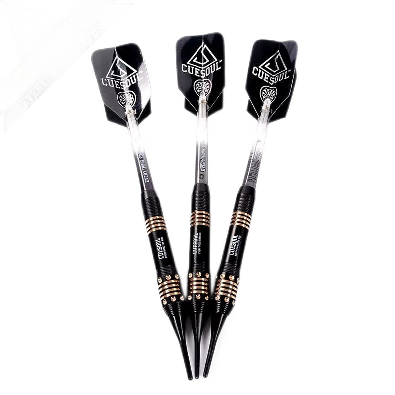 CUESOUL/黑蝎子系列軟式飛鏢套裝飛鏢針飛鏢18克比賽軟式飛鏢 普通包裝