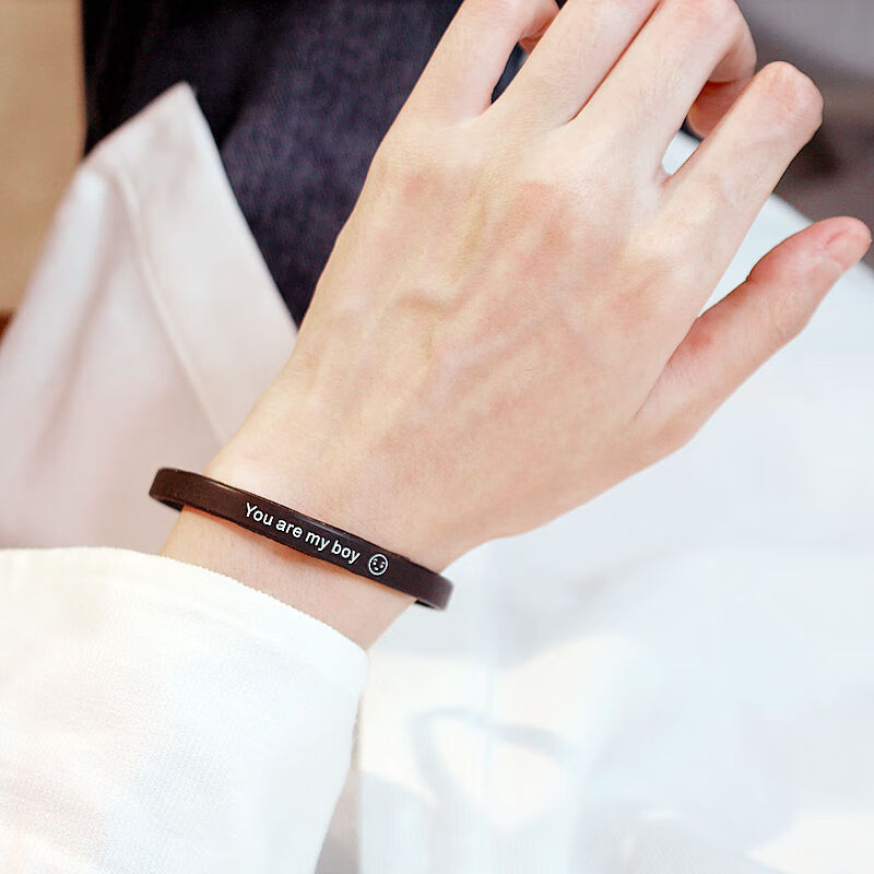 托托贴贴 篮球手环情侣 男孩女孩硅胶手环个性简约运动字母橡胶sn8673