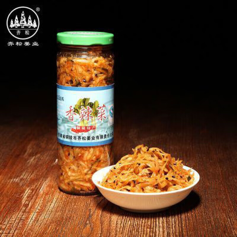食怀皖南香菜 铜陵特产香辣菜 齐松生姜自制白姜咸白菜美味下饭菜 皖南香菜 铜陵特产香辣菜 齐松生