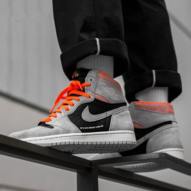 耐克(nike)新款男鞋air jordan 1 aj1 乔1高帮舒适运动透气休闲轻便