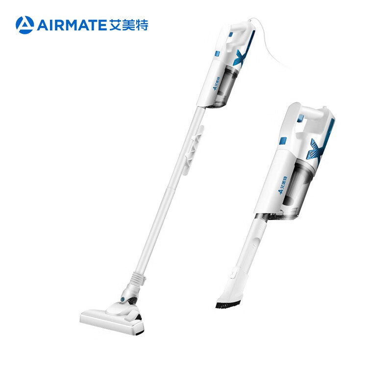 艾美特（AIRMATE）吸尘器家用手持轻音大吸力地毯清洁强力小型吸尘器轻便吸尘机VH02-1