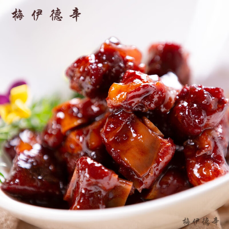 盘点美味 糖醋小排酸甜梅香红烧排骨肉类熟食卤肉私房菜真空即食 糖醋