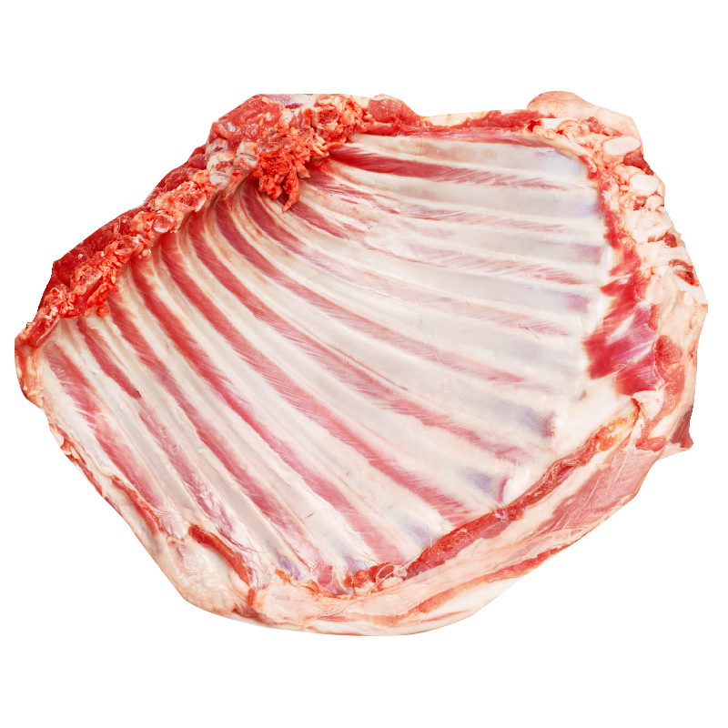 锡林食鲜生羊排内蒙羊肉新鲜烧烤食材羊排手抓羊排肉草原羊排整扇原切烤羊排 内蒙羔羊排4斤