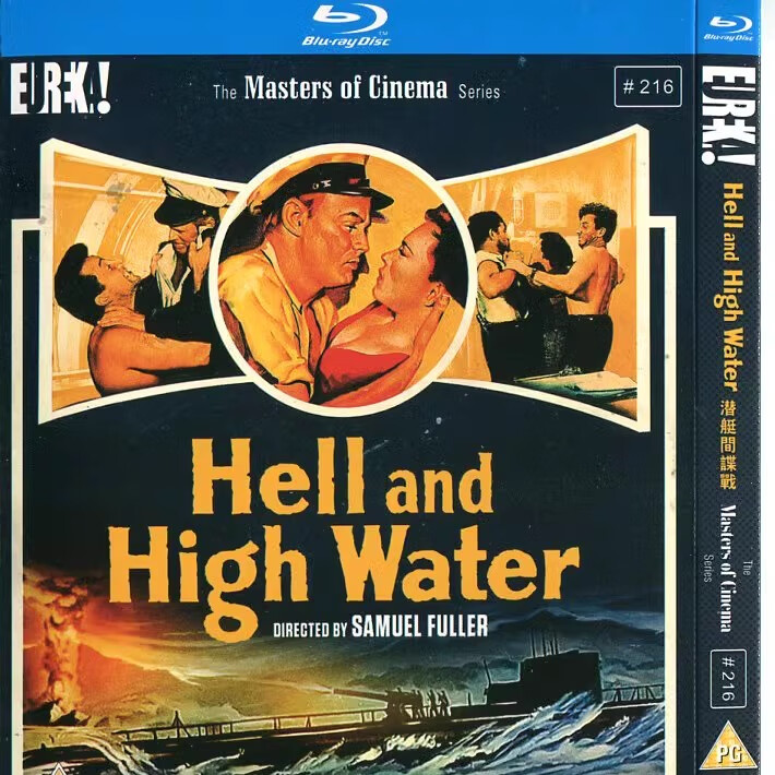 盒装蓝光 潜艇间谍战水深火热 1954美国惊悚冒险电影碟片