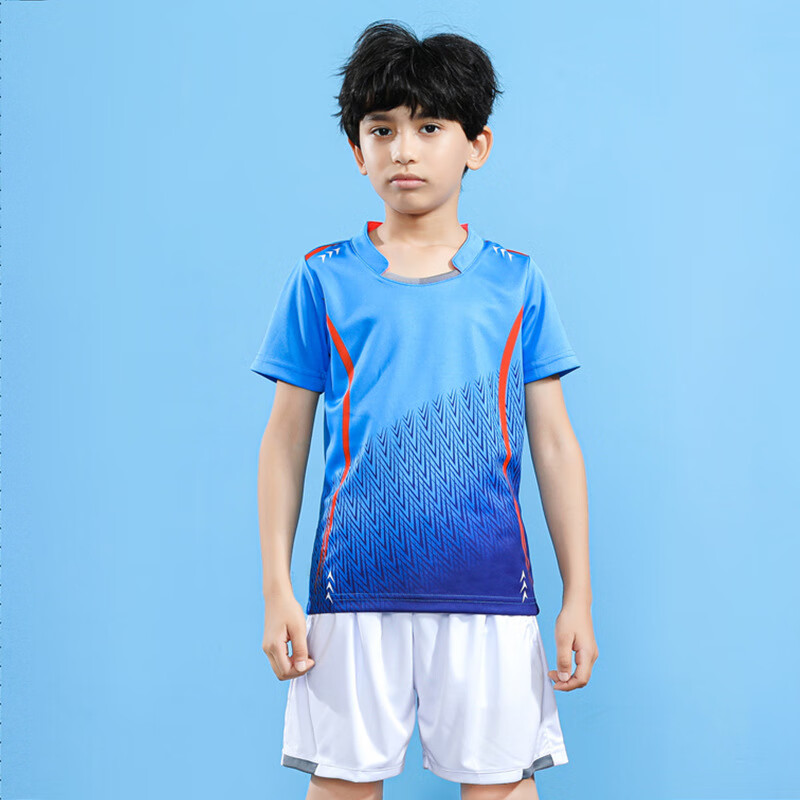 威克多胜利儿童羽毛球服套装男女运动训练服短袖乒乓球衣批发 1902