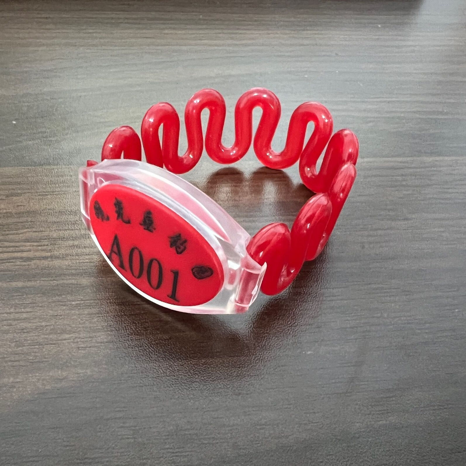 桑拿洗浴足浴手牌号码牌浴室泳池健身房钥匙记号数字编号 红色内容