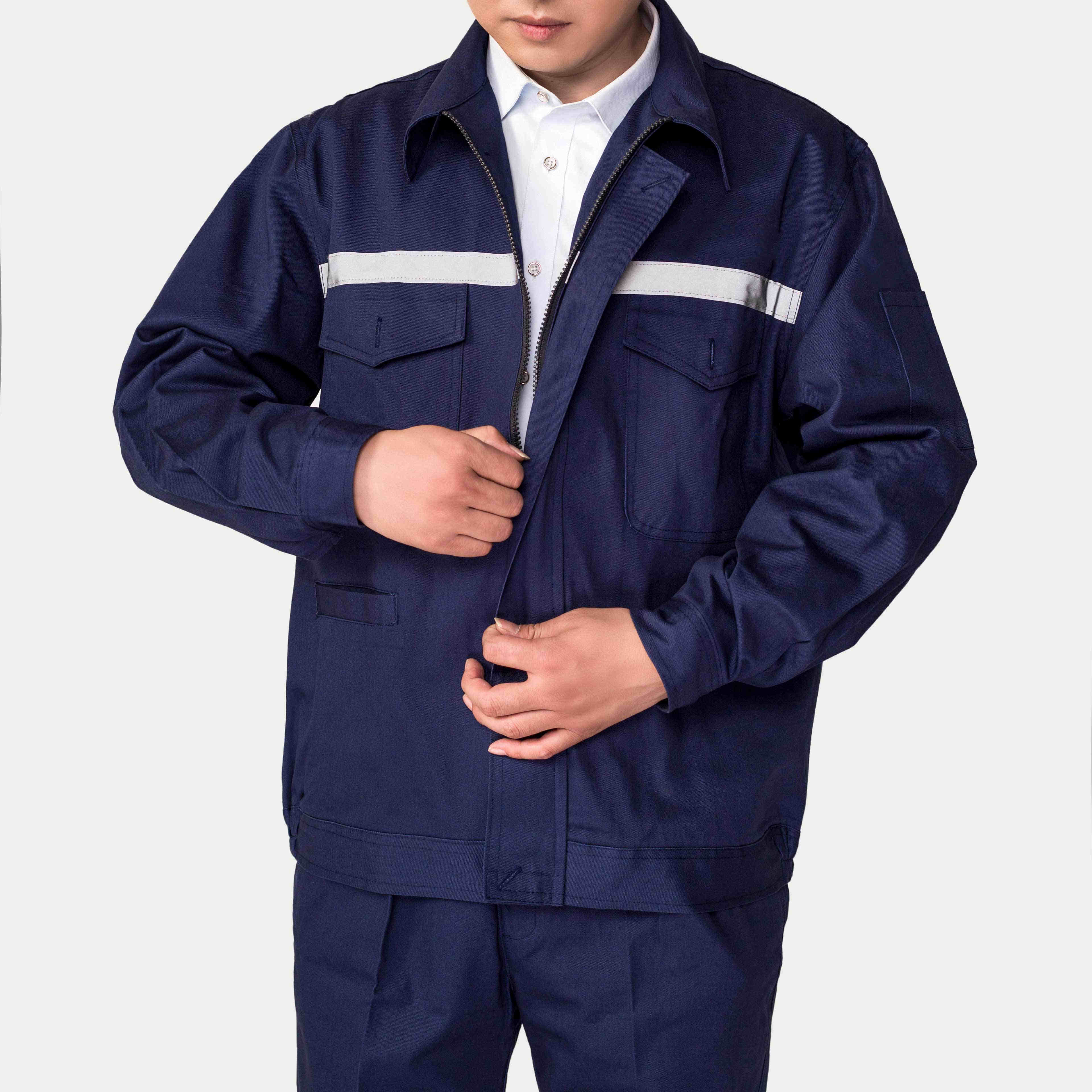 度凡尼斯南方电网工作服秋冬纯棉外套纯棉南方电网电力工作服套装男