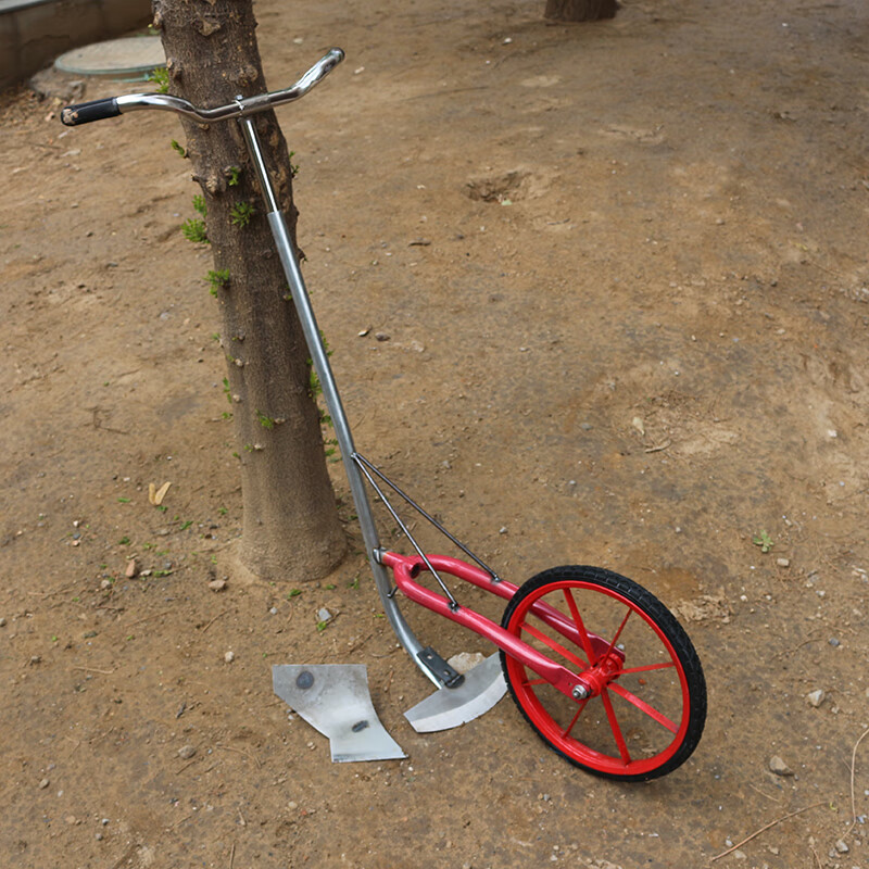 刘不丁人力翻地松土神器小型家用耕地犁地机开沟起垄锄草挖地农用工具