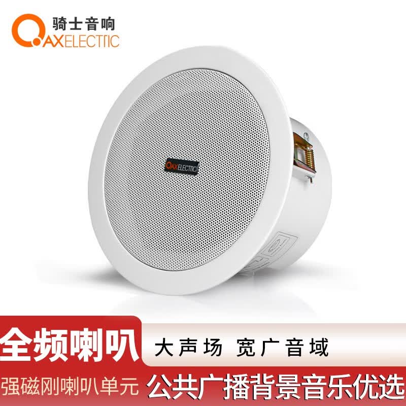 骑士音响 C05 C11定压吸顶音响天花喇叭 公共广播背景音乐扬声器吊顶喇叭家庭影院音箱 QAX2000/C05怎么看?