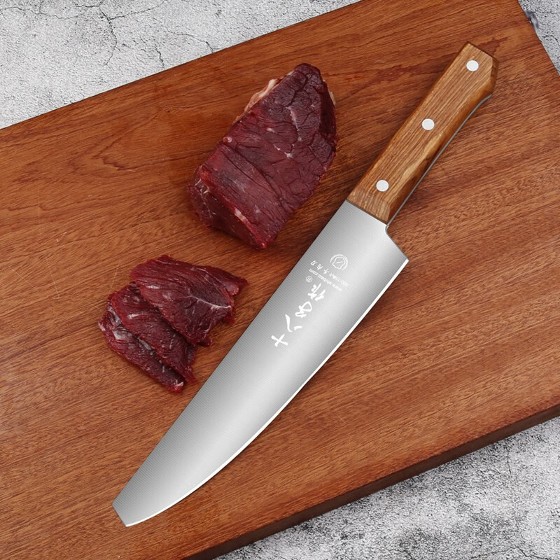 十八子作多用刀小菜刀家用8寸牛肉刀分割专用刀锋利日式料理刀屠宰