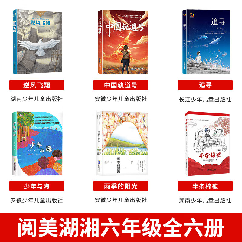 2023阅读六年级上下全套课外书逆风飞翔