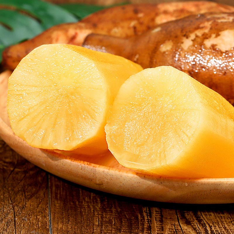 金百粟云南天山雪莲果 当季水果新鲜低糖水果现挖现发黄心大果整箱 净重5斤【脆嫩爽口】气柱包装