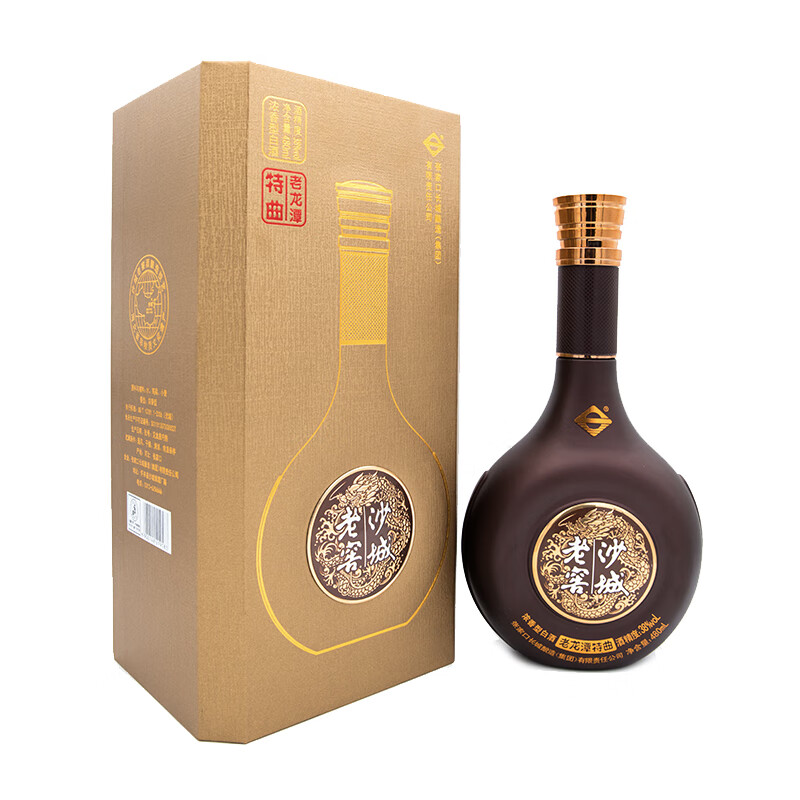 沙城老窖 老龙潭特曲 浓香型白酒 38度 480ml 1瓶