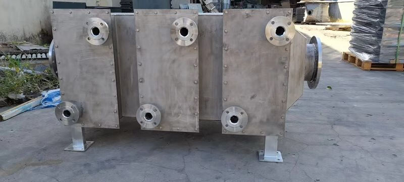 元族高温锅炉烟气烟道换热器余热回收省煤器预热器冷凝器热交换 浅