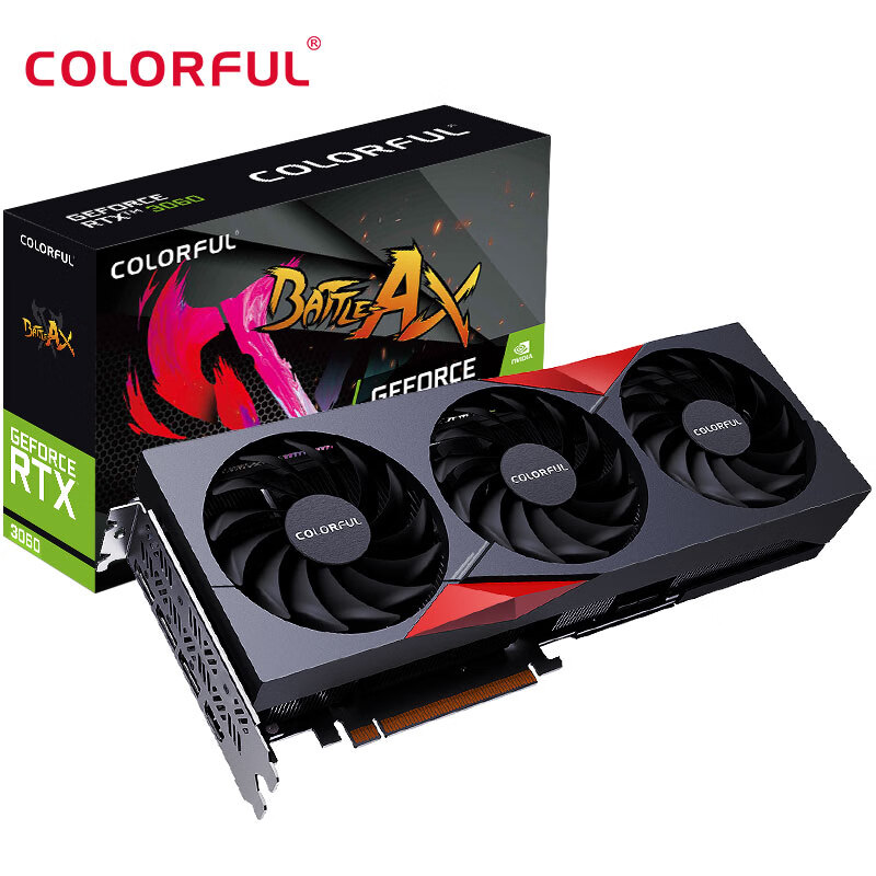 geforce rtx 3060 豪华版 l 12g gddr6 电竞游戏光追电脑独立显卡