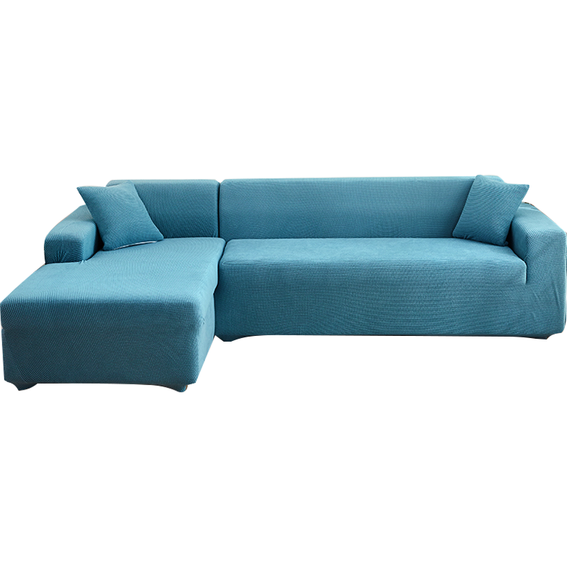 帕布（pabu） 沙发套罩全包加厚针织玉米粒沙发套子沙发垫全罩皮沙发布艺沙发通用沙发保护罩保暖 香橘橙 双人位（适用145-185cm长度）单件