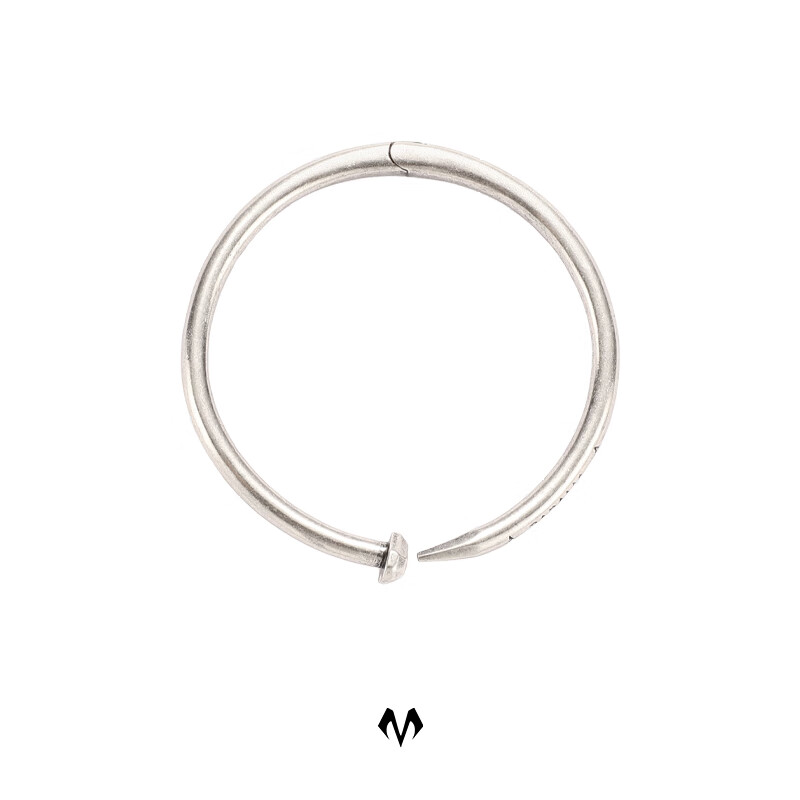 BABAMA【明星同款】公益雪豹守护之环手镯男女情侣手链生日礼物 银色