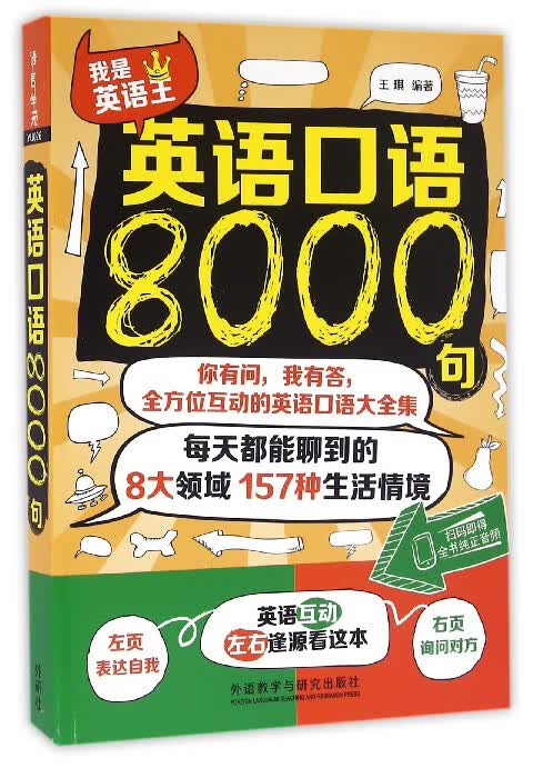 英语口语8000句(我是英语王)