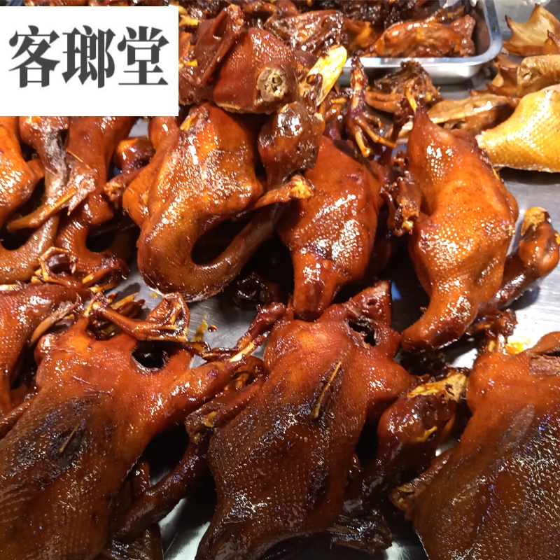 虎钢馋700g温州特产真空现做卤味熟食麻油鸭 新鲜鸭子开袋即食美味