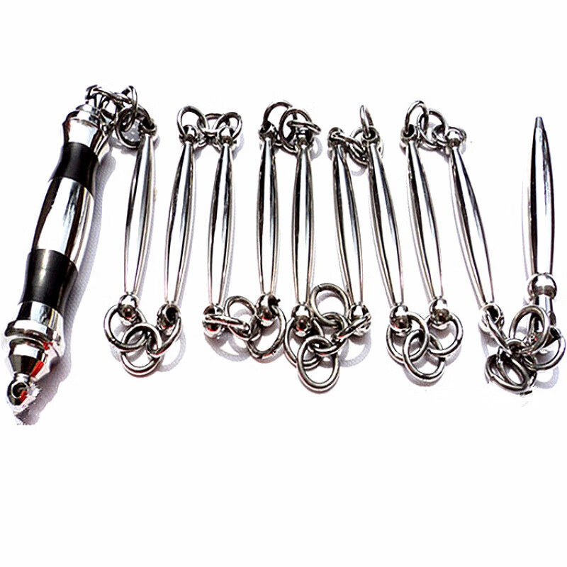 表演训练九节鞭 九节鞭304不锈钢鞭九节表演鞭实战鞭电镀九节钢鞭 1.