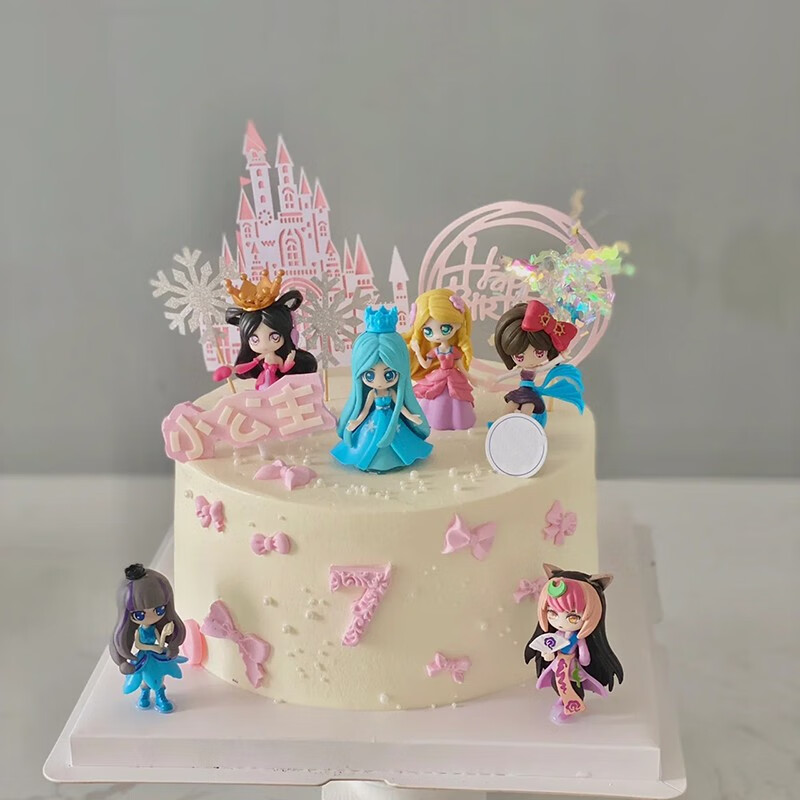 芙瑞多 网红叶罗丽生日蛋糕全国配送 a款 6寸