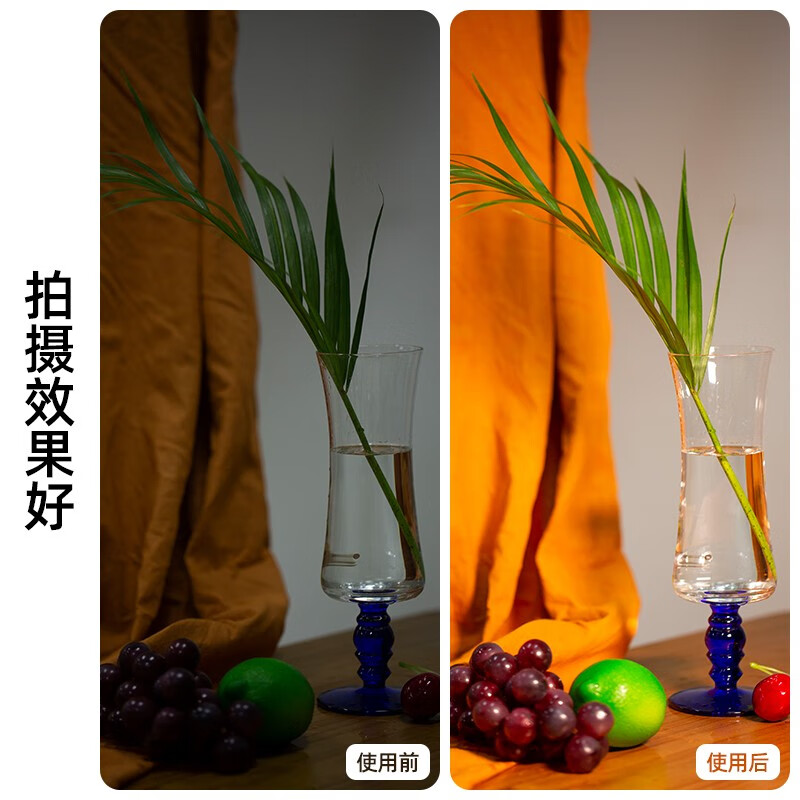 sidande双色温摄影灯LED520补光灯影棚拍照迷你打光灯小型摄影拍摄灯光手持便携外置电池 LED520官方标配（灯+电池+充电器） 6600mAh容量套装