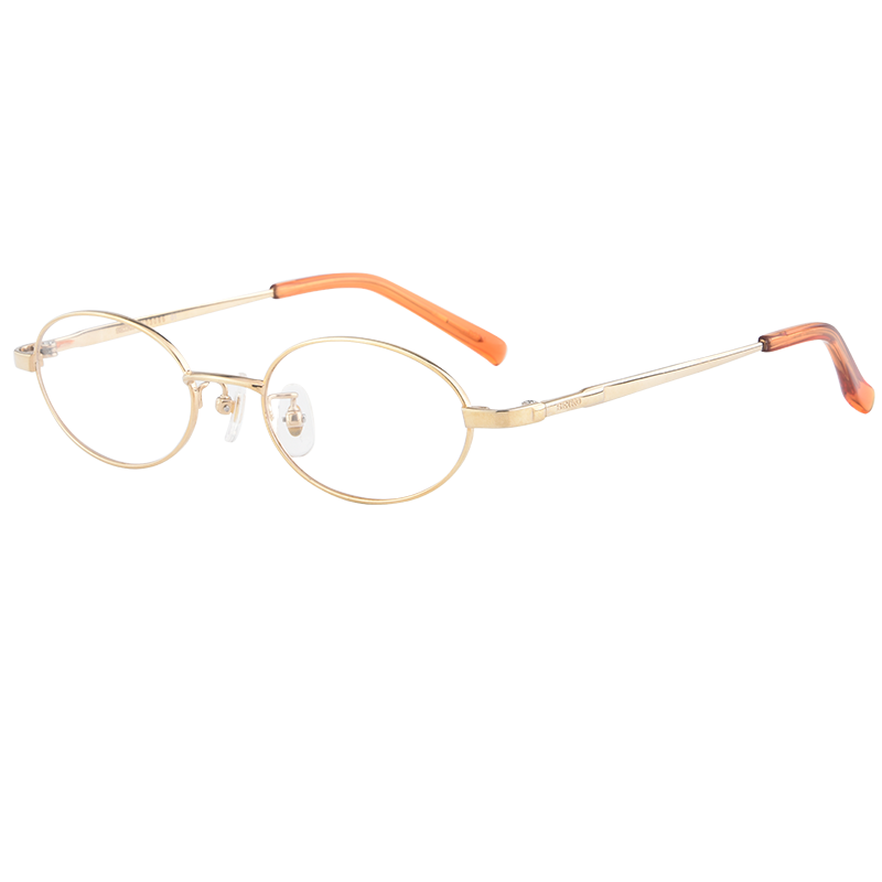 精工（SEIKO）近視眼鏡框架女 鈦架高度數小框 散光配鏡H03085 開(kāi)學(xué)必備
