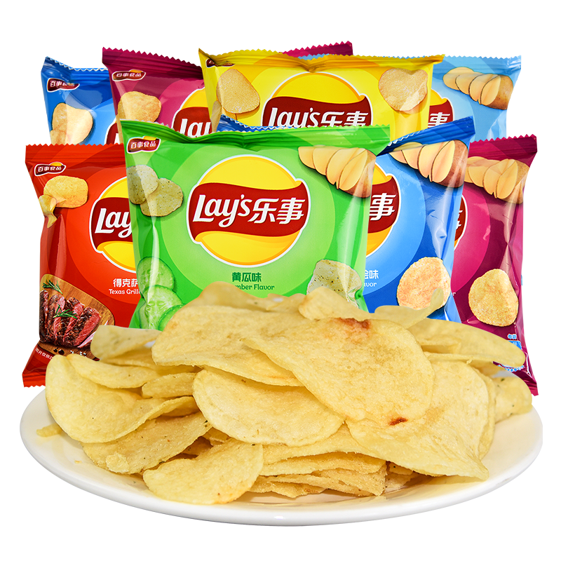 lays 乐事 薯片 12g*10包