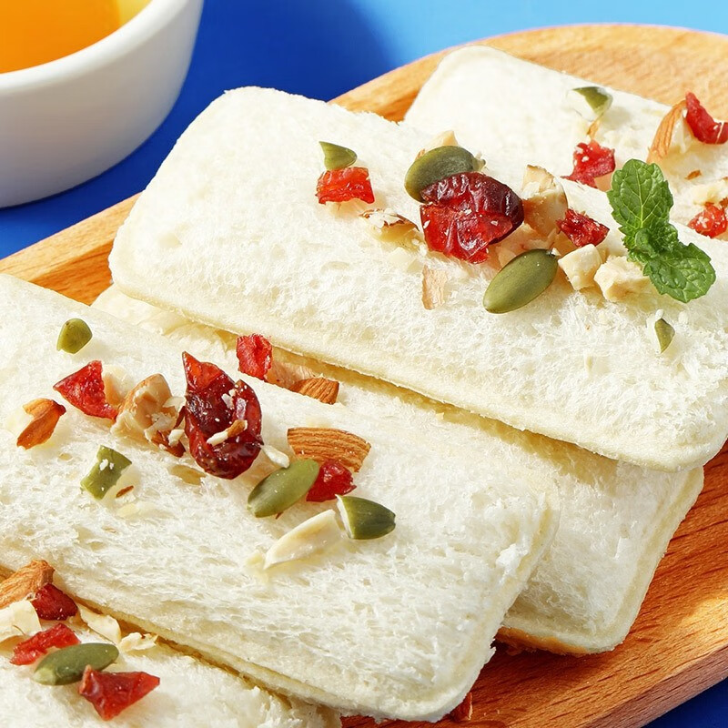 味滋源休闲零食 追剧宅家出游懒人速食点心传统美食小吃 乳酸菌小口袋面包300g/箱