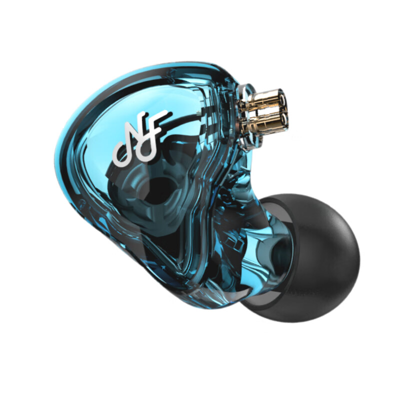 宁梵声学 NF Audio监听耳机入耳式有线专业舞台监听主播歌手耳返音频高音质舒适型NM2 琉璃蓝
