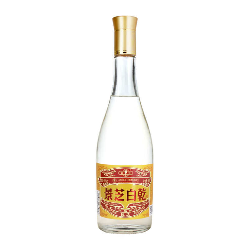 景芝【过节送礼】景芝白乾白干山东名酒光瓶白酒整箱纯粮食自饮口粮酒