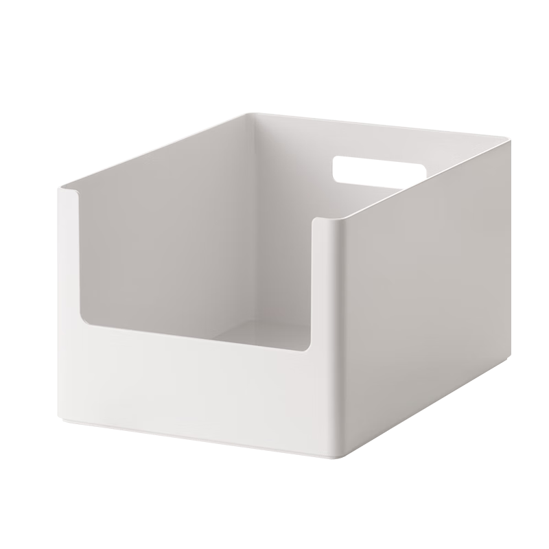 LCSHOP 懒角落 橱柜桌面收纳盒子厨房整理盒杂物收纳筐直角储物盒收纳箱深柜大号