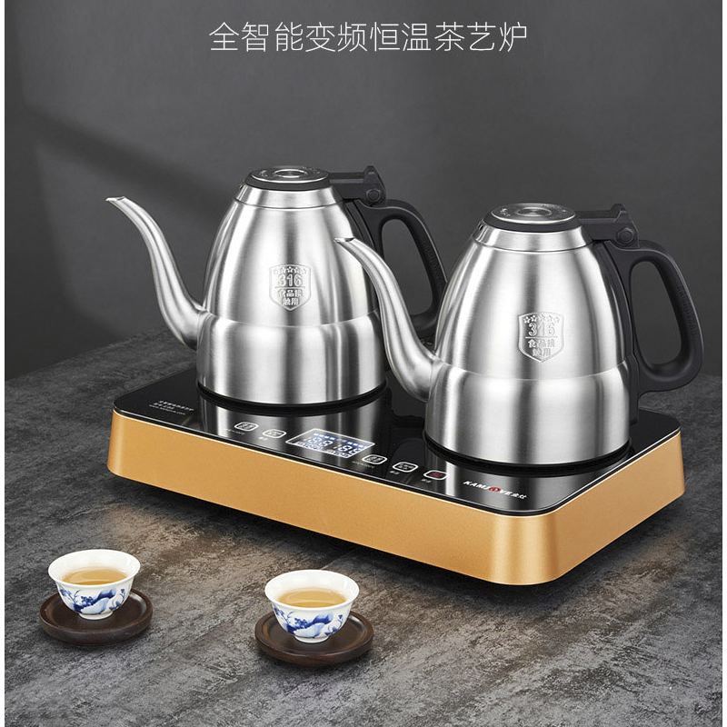 金灶(kamjove)e88全自动底部上水电热水壶 智能恒温双壶烧水一体泡茶
