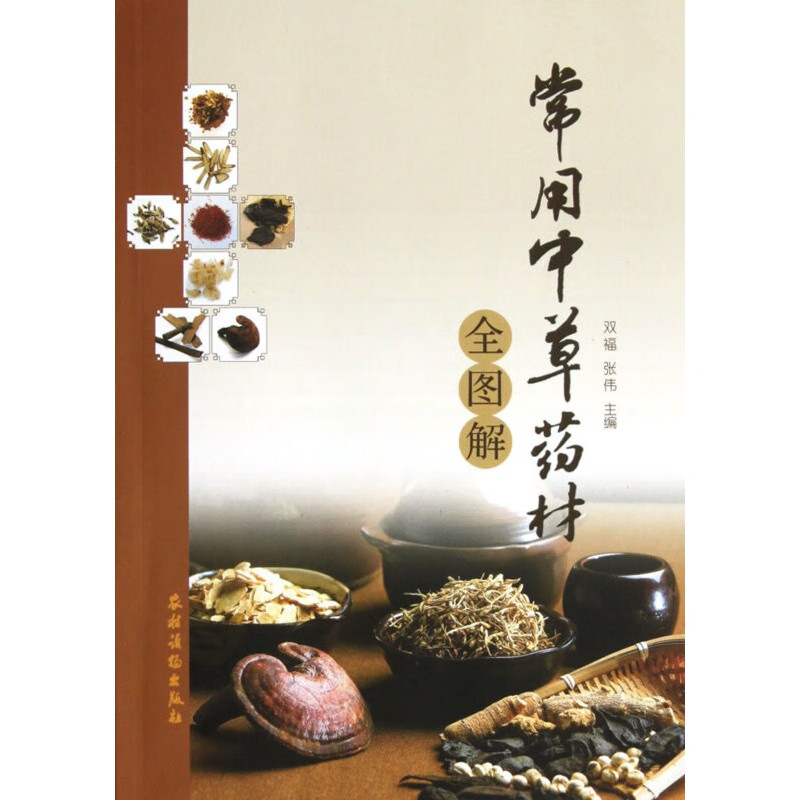 常用中草药材全图解 双福生姜桂枝补精益血身边常见的中药功效祛风湿 消化解表祛寒 体虚 肾亏 贫血 清热吃什么四气五味书