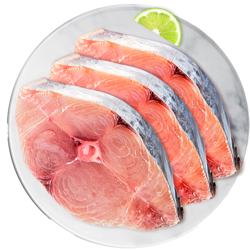 时寐东山岛马鲛鱼鲅鱼 大号加厚马鲛鱼切片 海捕直发 深海海鲜 切片，2-3片/斤