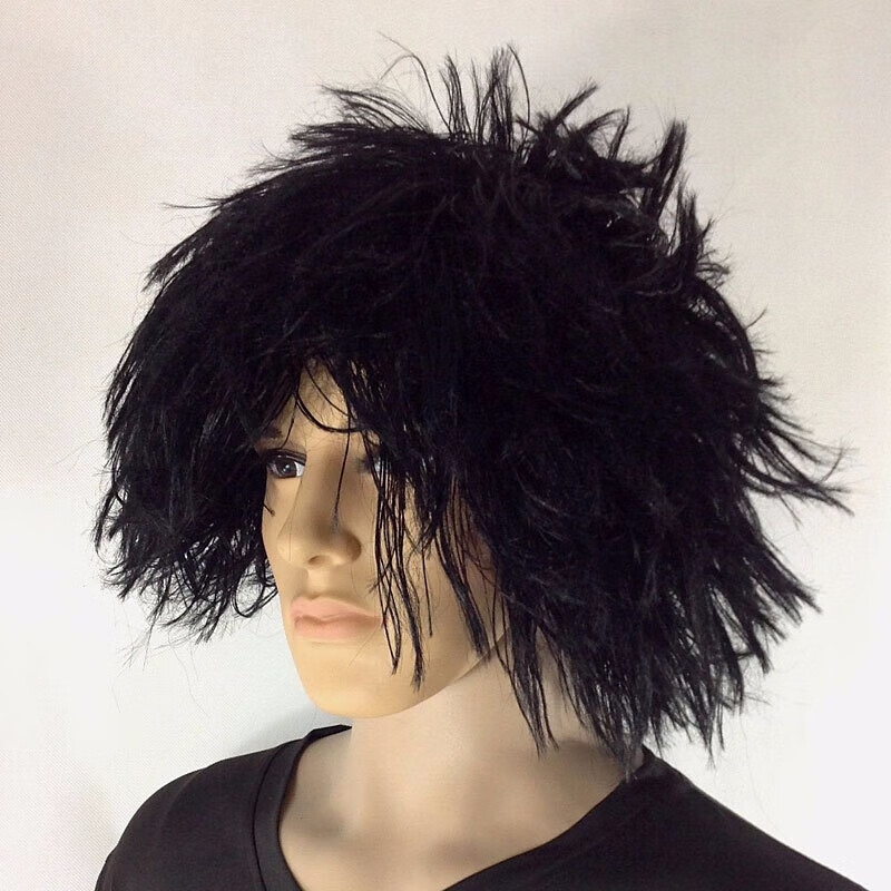 长发公主表演演出道具化妆舞会乞丐假发cosplay蓬乱野人假发 黑色