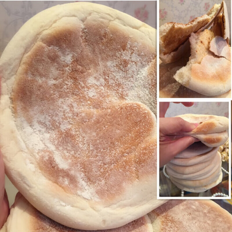 东北特产 老式大饼子 发面饼糖饼白糖烧饼红糖面食早餐顺丰 大饼十张