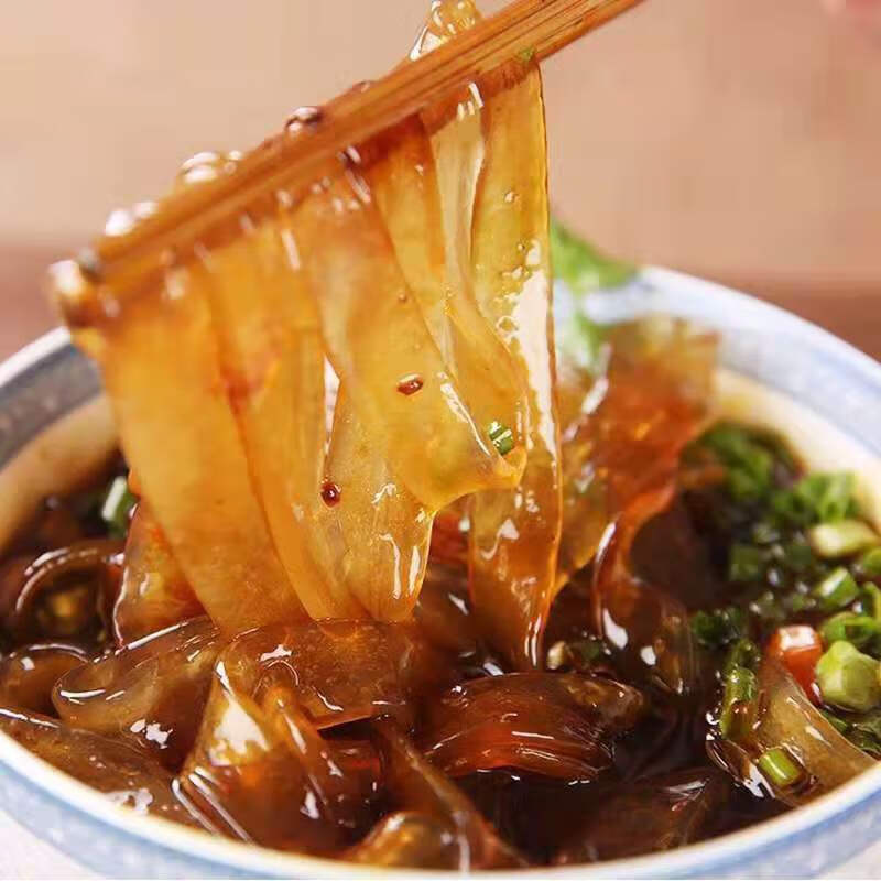 正宗红薯粉条粉丝纯山芋小宽薯粉扁粉正纯手工红苕地瓜批发 5斤小宽粉