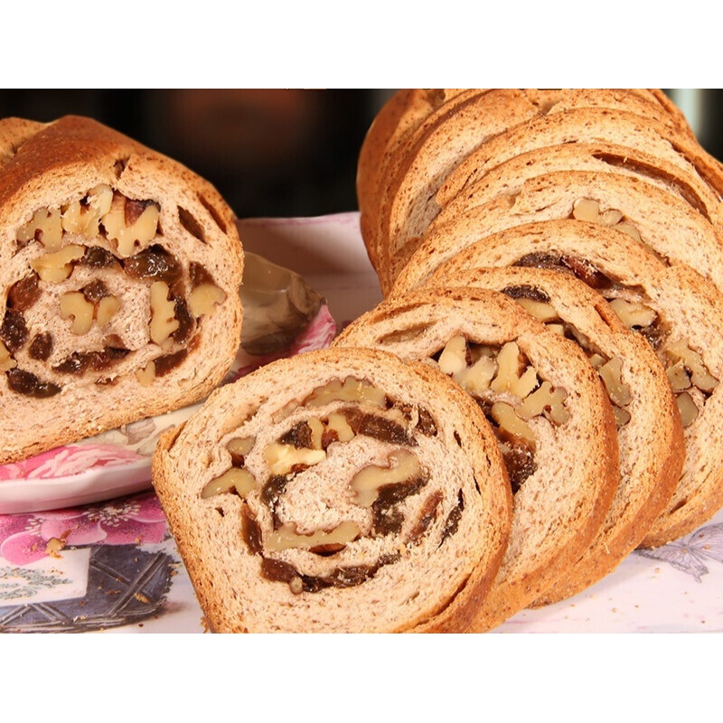 虎钢馋黑麦列巴俄罗斯大面包营养早餐全麦手撕面包点心零食