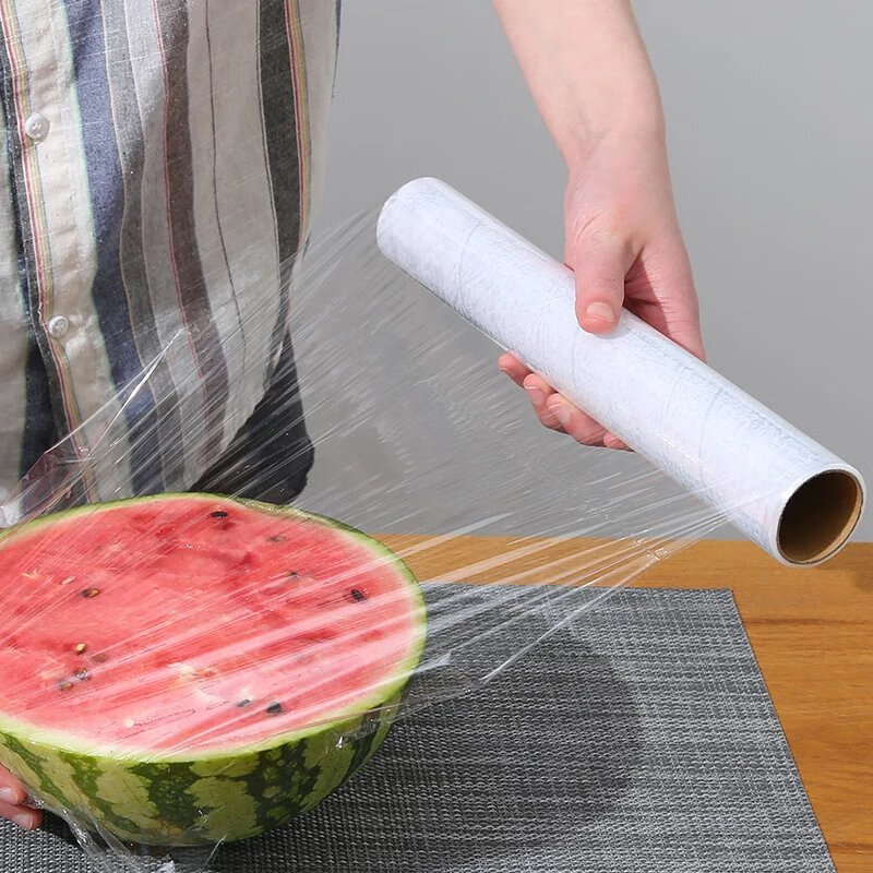 食品大卷家用厨房专用冰箱微波炉水果蔬菜巧撕一次性加厚膜 20CM*20M【2卷装】 1